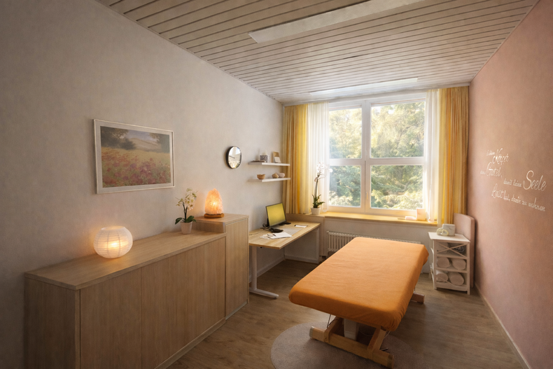 Behandlungszimmer Ayurveda der Kirnitzschtal-Klinik Bad Schandau
