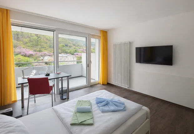 Patientenzimmer im Neubau der Kirnitzschtal-Klinik Bad Schandau