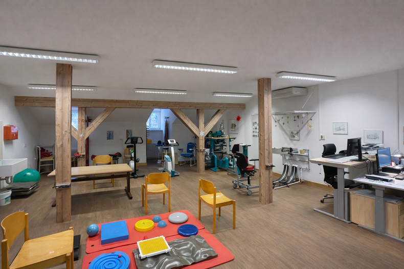 Therapieraum der Ergotherapie in der Kirnitzschtal-Klinik Bad Schandau